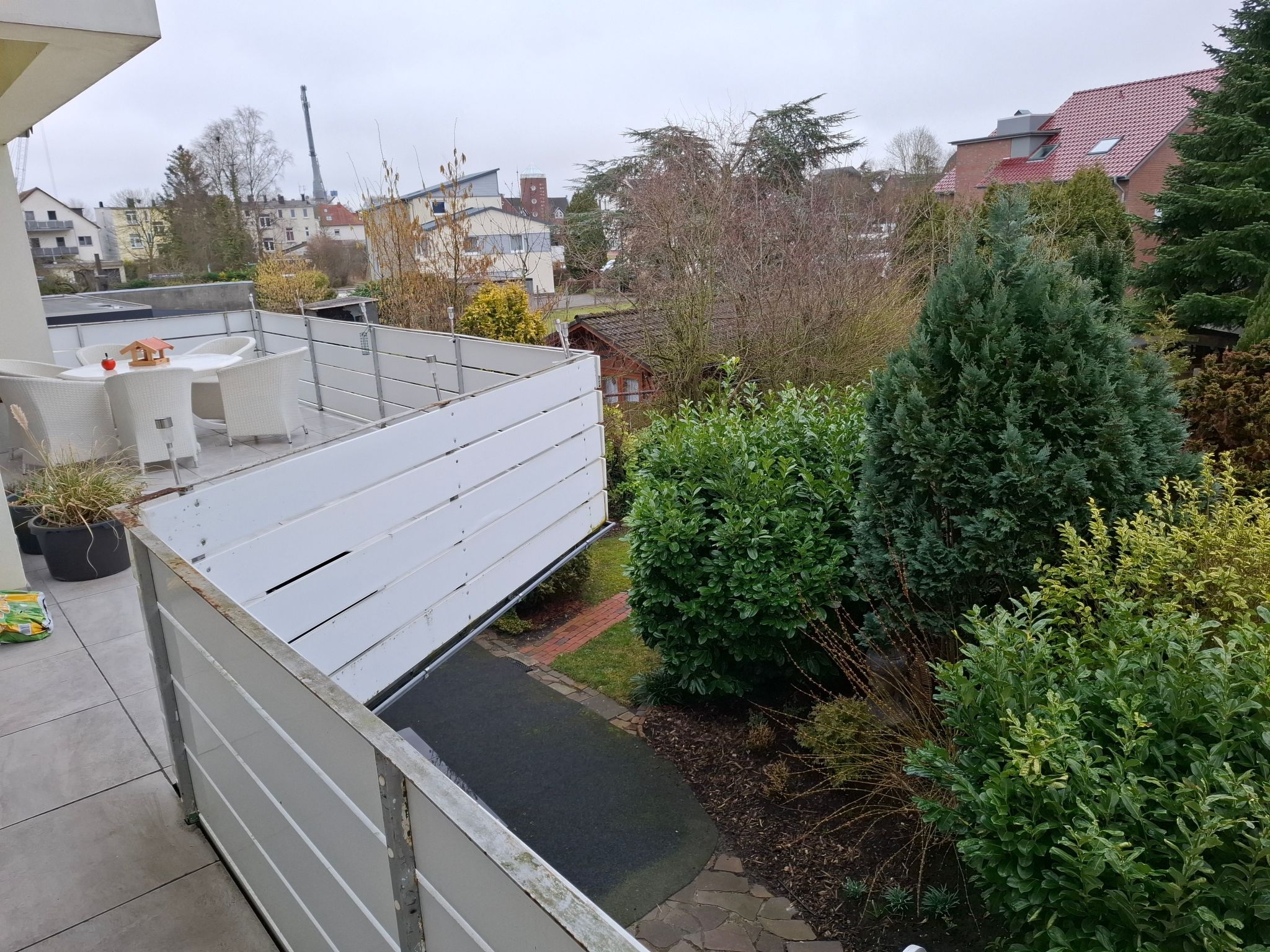 Private Ferienwohnung in Nordenham, großer Balkon-Binnen