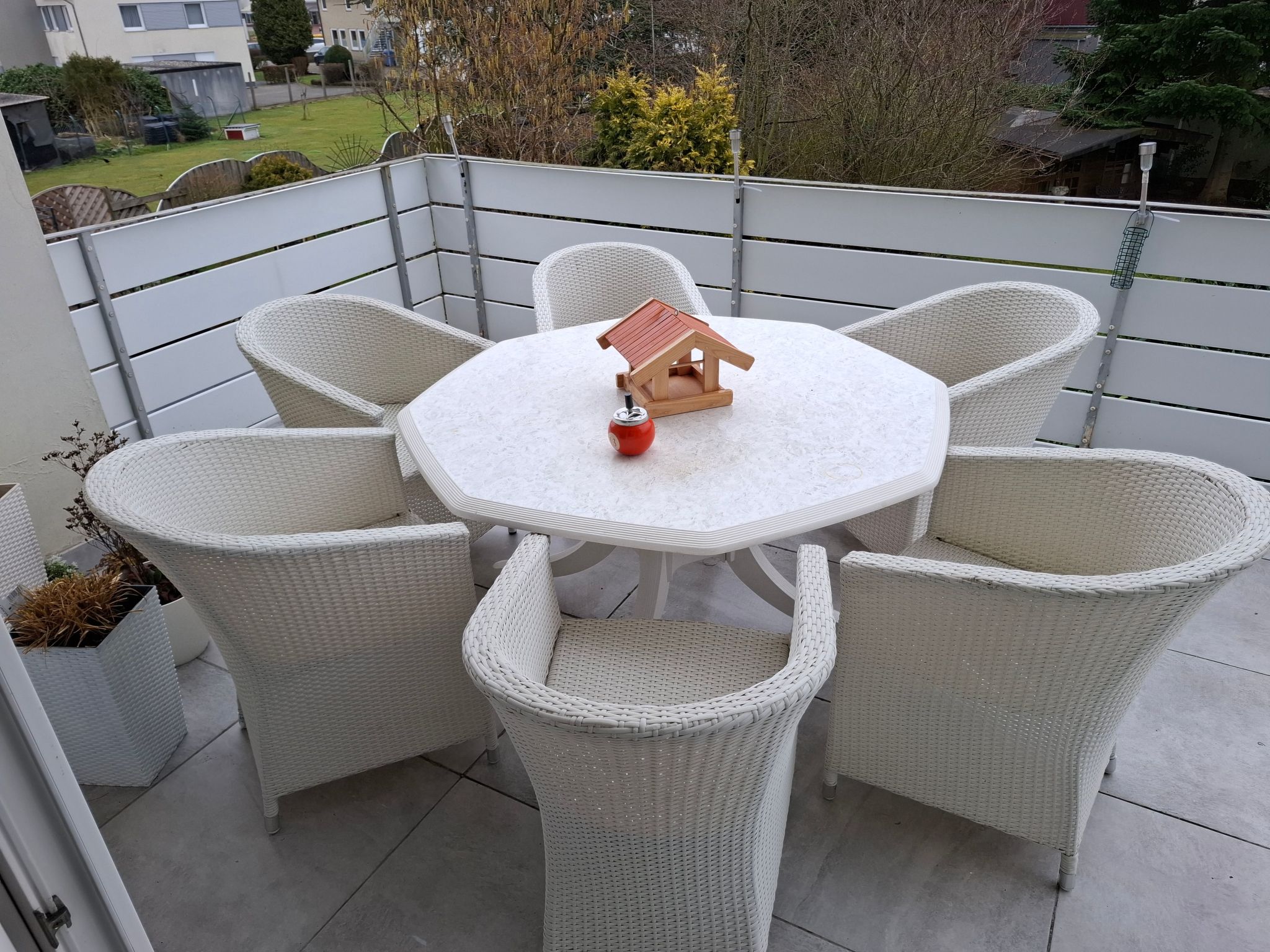 Private Ferienwohnung in Nordenham, großer Balkon-Binnen