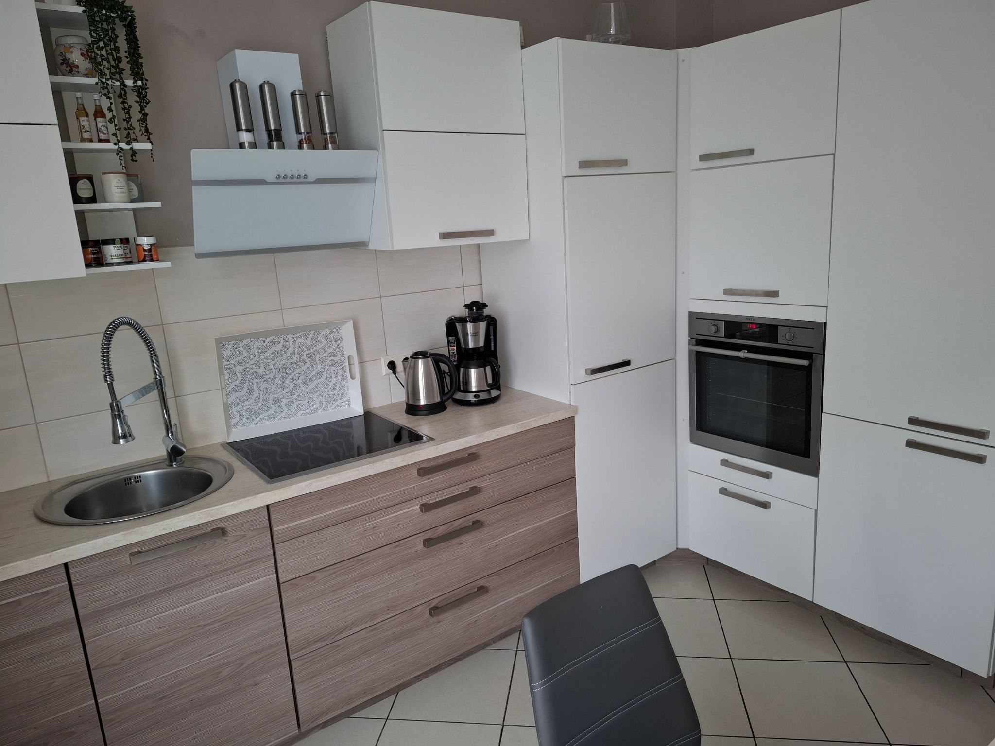 Private Ferienwohnung in Nordenham, großer Balkon-Binnen