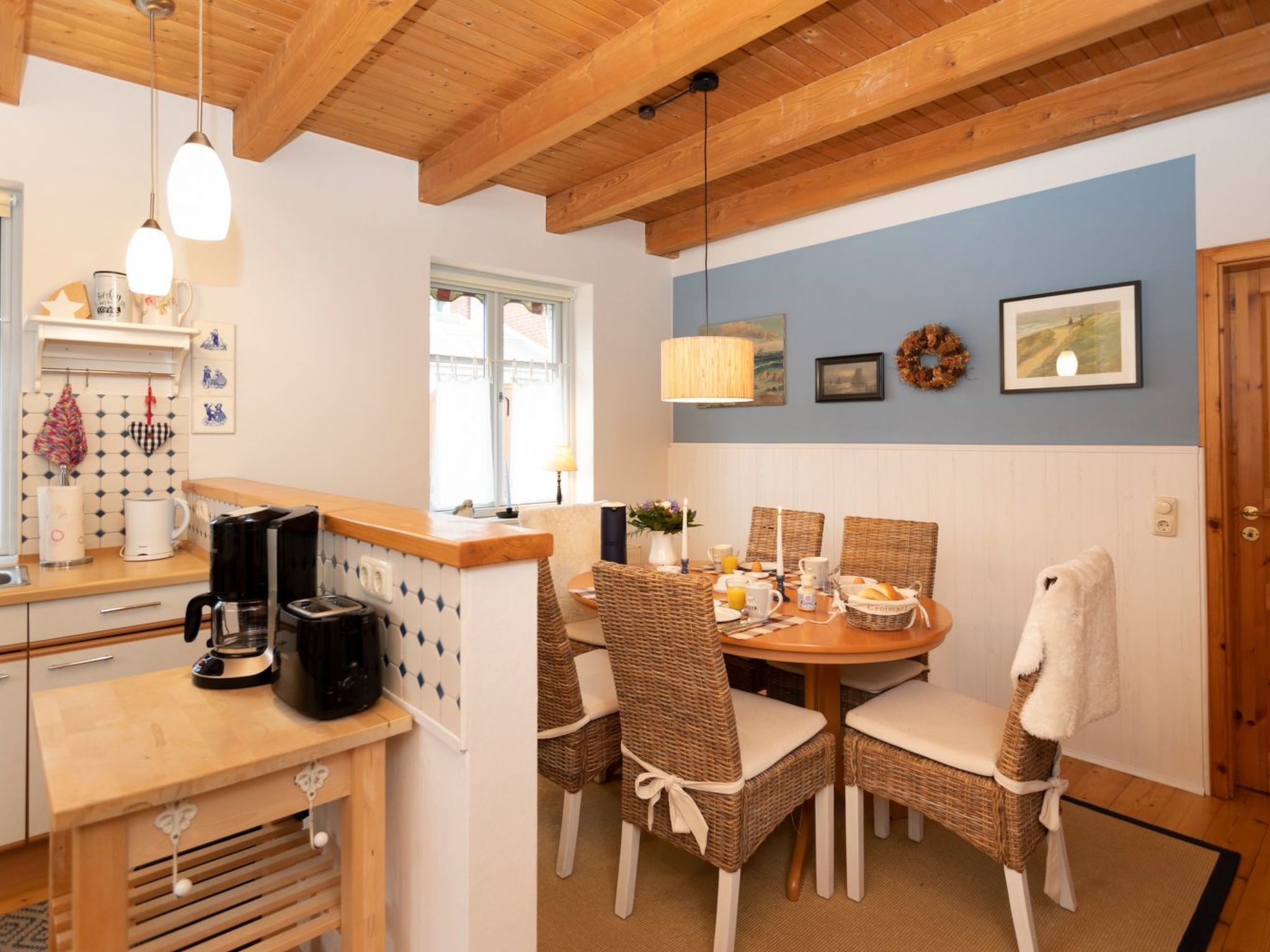 Vakantiehuis met omheinde tuin in Dangast (Duitsland) 1 hond is welkom