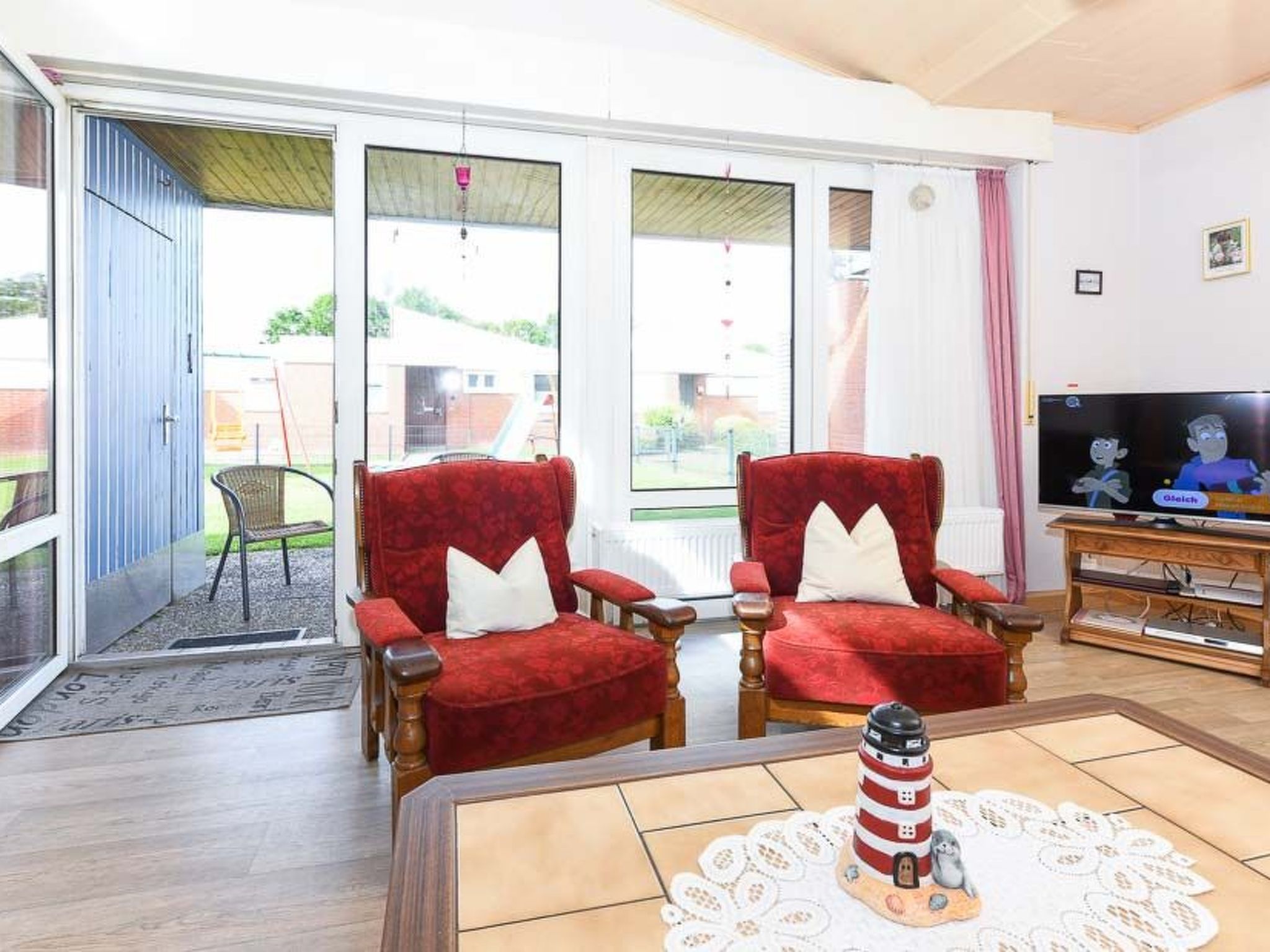 In Bensersiel mit Garten