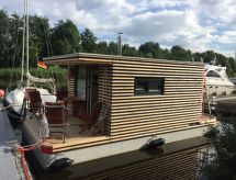 Romantisch Hausboot voor 2 aan de Noordzee met knusse open haard - thumbnail 3