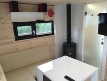 Romantisch Hausboot voor 2 aan de Noordzee met knusse open haard - thumbnail 6