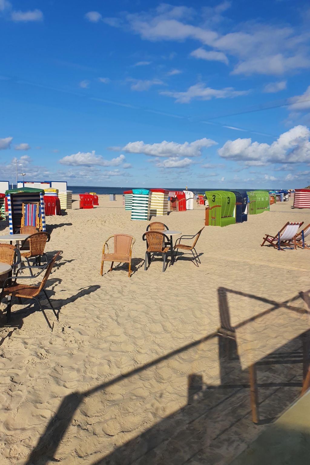 Apartment mit Terrasse am Südstrand-Drinnen