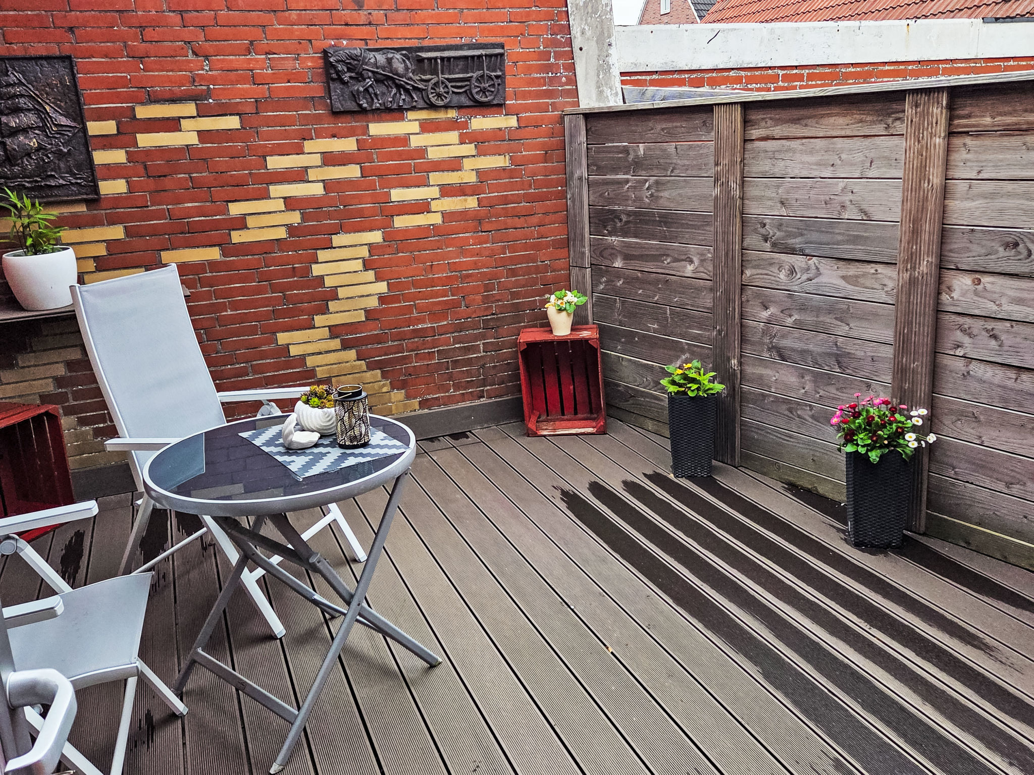 Apartment mit Terrasse am Südstrand
