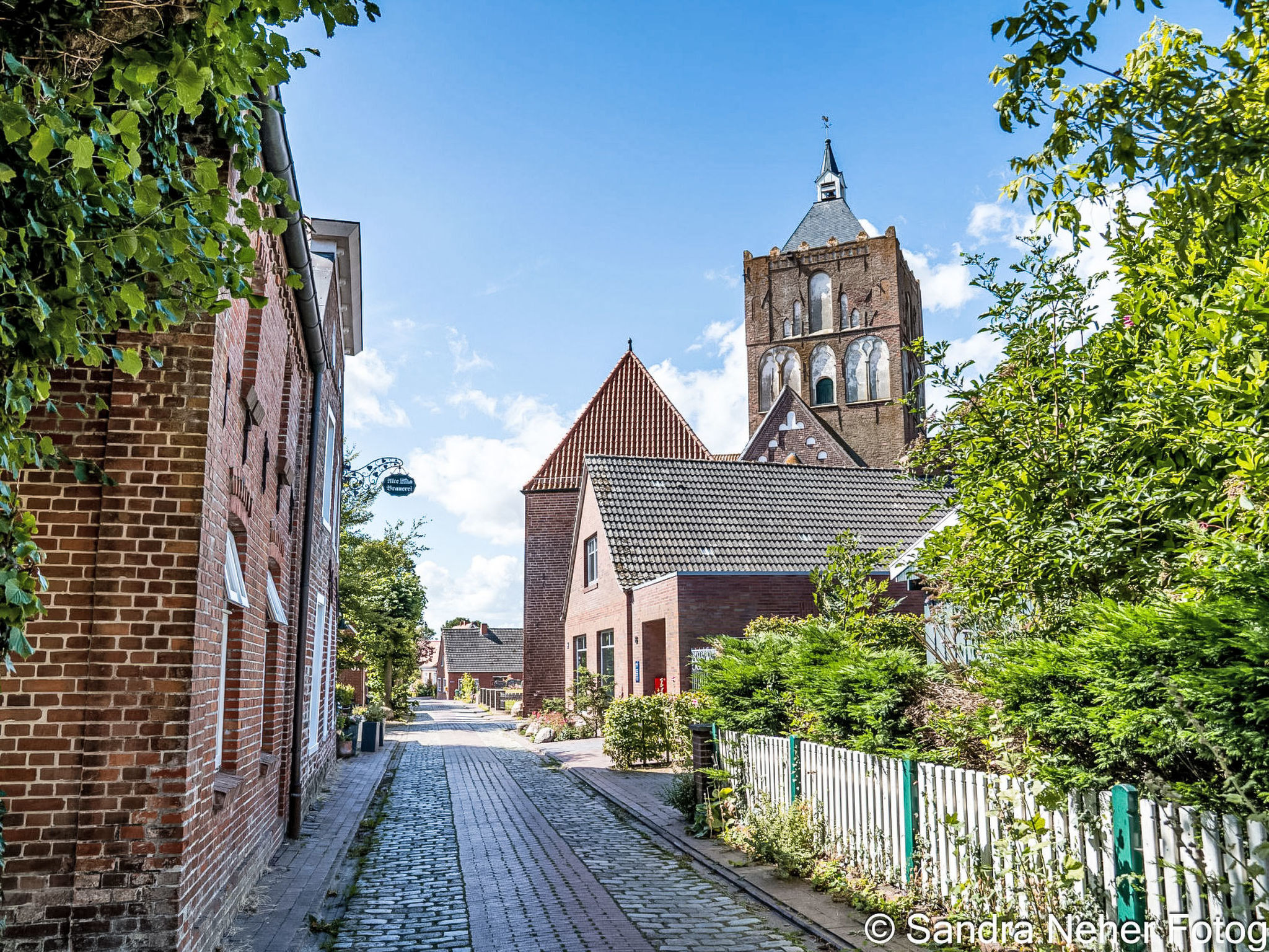 Landgut mit Dachterrasse - Buiten