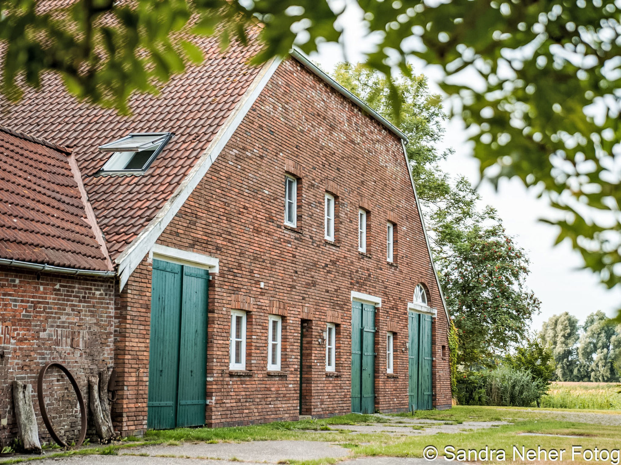 Landgut mit Dachterrasse - Buiten