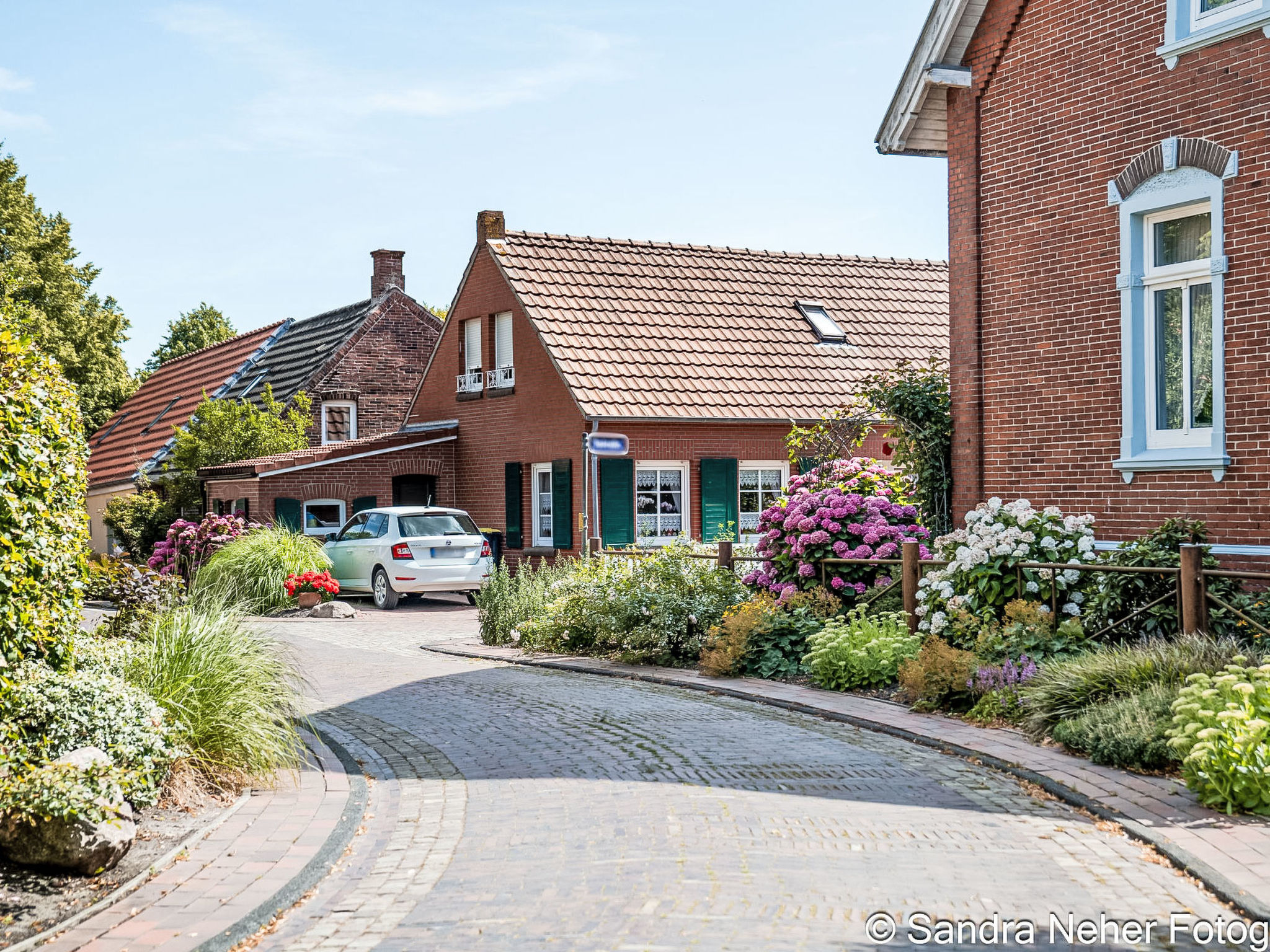 Landgut mit Dachterrasse - Buiten
