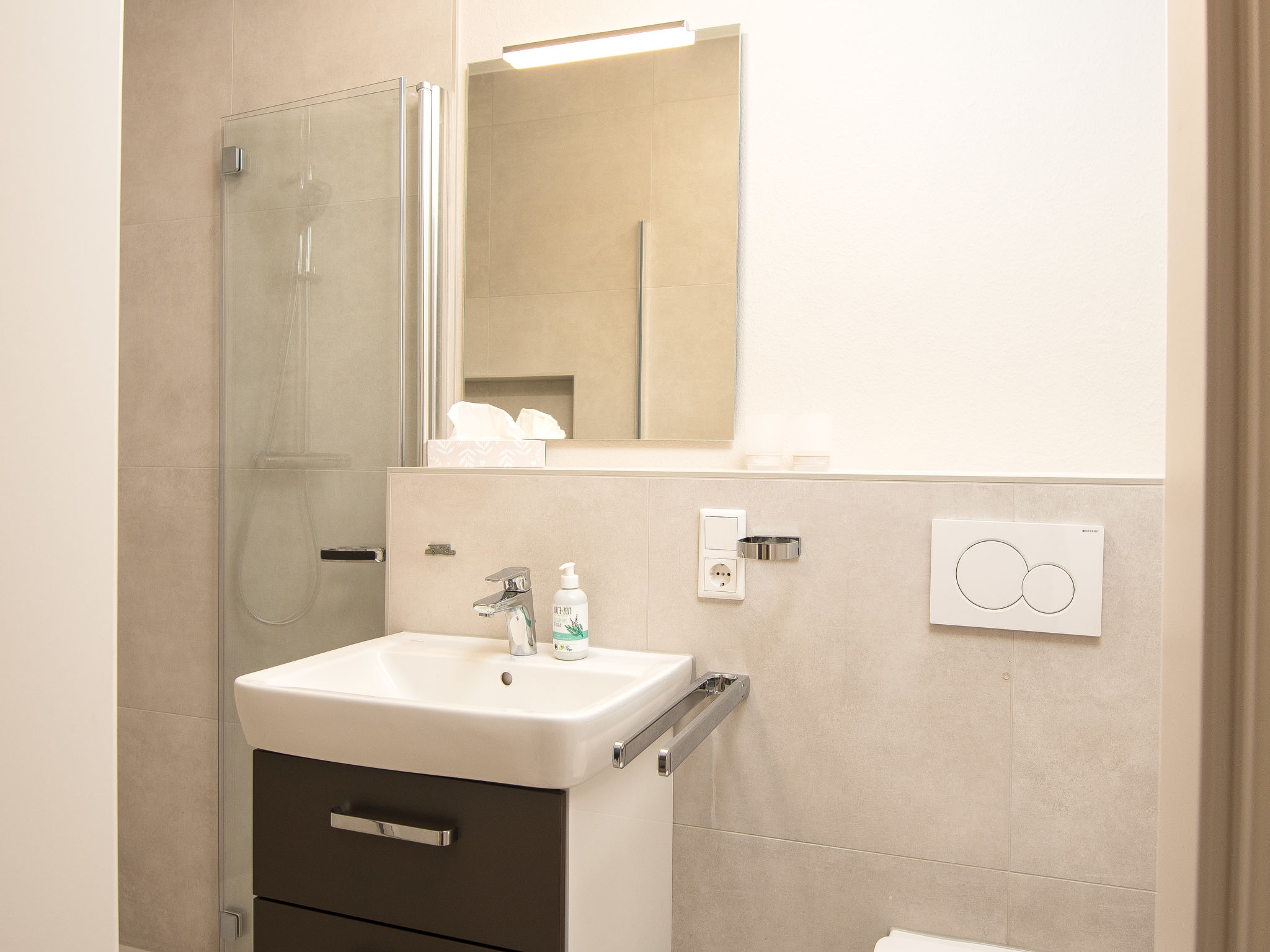 Appartement Eisvogelnest am Norder Tief – Salle de bains, photo 30 sur 59
