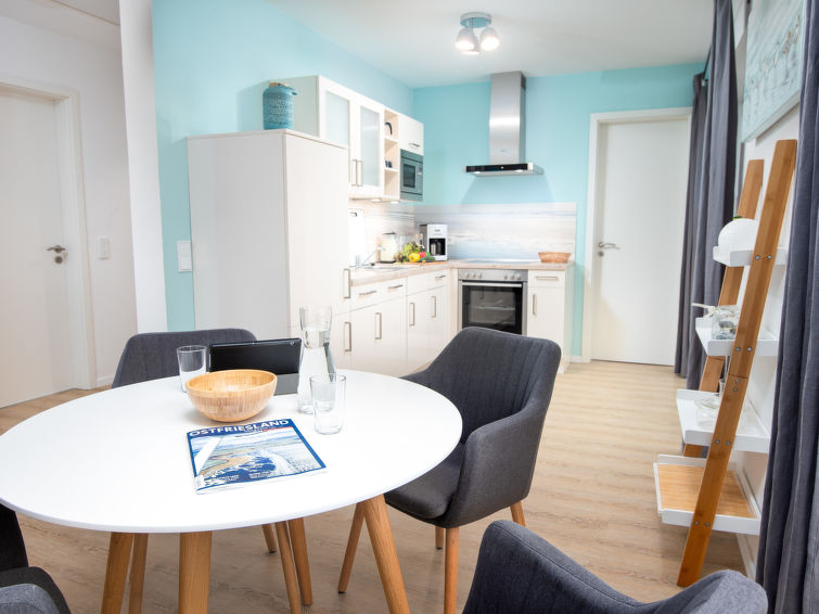 Op 1,0 km van zee: Ruim appartement Ankerplatz in Norddeich in Norddeich