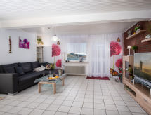 Licht appartement vlakbij strand en zee in Norddeich - thumbnail 6