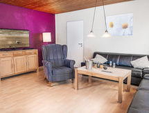 Licht appartement voor 6 personen, 500m van centrum en 1.1km van strand Norddeich - thumbnail 3