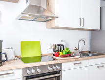 Licht appartement voor 6 personen, 500m van centrum en 1.1km van strand Norddeich - thumbnail 5