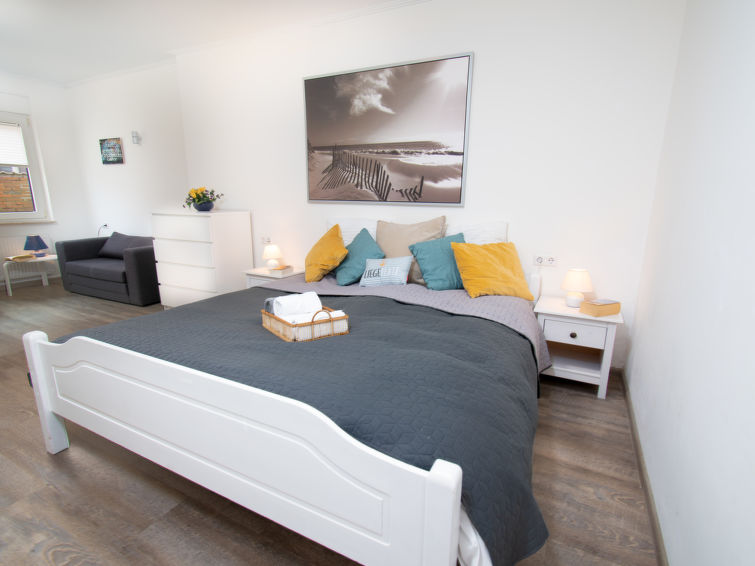 Op 500 m van zee: Licht appartement Strandmuschel in Norddeich in Norddeich