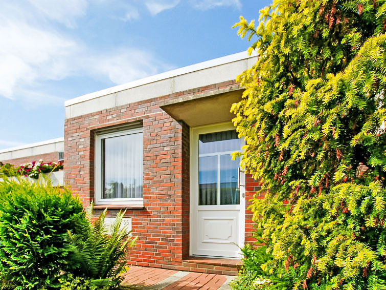 Op 500 m van zee: Vakantiehuis Sonnenschein in Norddeich in Norddeich