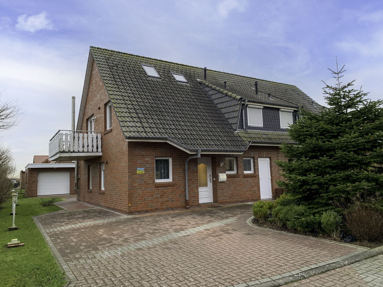 Aan zee: Ruim appartement Deichperle in Norddeich voor 6 personen in Norddeich