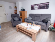 Knus appartement Fischerstube in Norddeich, 400 meter van het strand - thumbnail 4