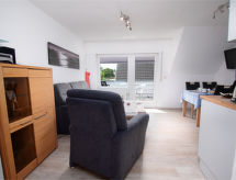 Knus appartement Fischerstube in Norddeich, 400 meter van het strand - thumbnail 6
