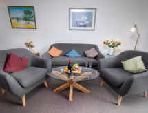 Appartement Borkum: luxe strandverblijf in hartje Norddeich aan de Noordzee - thumbnail 3