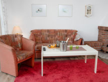 Op 400 m van zee: Ruim appartement Seebär in Norddeich - thumbnail 6