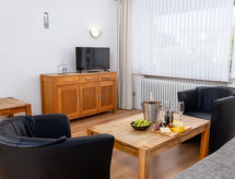 Knus appartement in het hart van Norddeich, op 400 meter van strand en zee - thumbnail 2