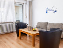 Knus appartement in het hart van Norddeich, op 400 meter van strand en zee - thumbnail 6