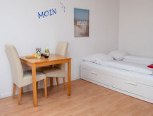 Kompakt appartement midden in Norddeich, op 400 meter van het strand - thumbnail 2