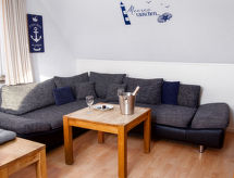 Licht appartement voor 6 personen, 400m van strand en zee in Norddeich - thumbnail 3