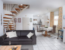 Ruime twee-onder-een-kapwoning op 1,5 km van het strand in Norddeich - thumbnail 6