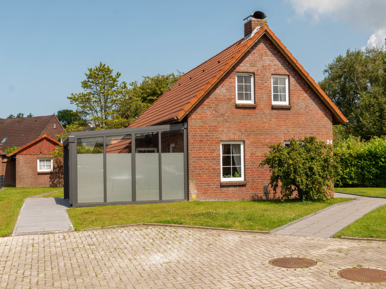 Op 1,4 km van zee: Vrijstaand vakantiehuis Riedehuus in Norddeich in Norddeich