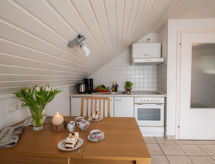 Op 400 m van zee: Sfeervol appartement Juist in Norddeich - thumbnail 2
