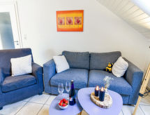 Op 400 m van zee: Sfeervol appartement Juist in Norddeich - thumbnail 4