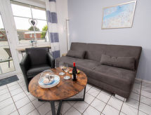 Appartement Krabbe: 4 persoons verblijf op 900m van het strand in Norddeich - thumbnail 3