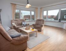 Licht appartement voor 6 personen in het hart van Norddeich, op loopafstand van strand - thumbnail 3