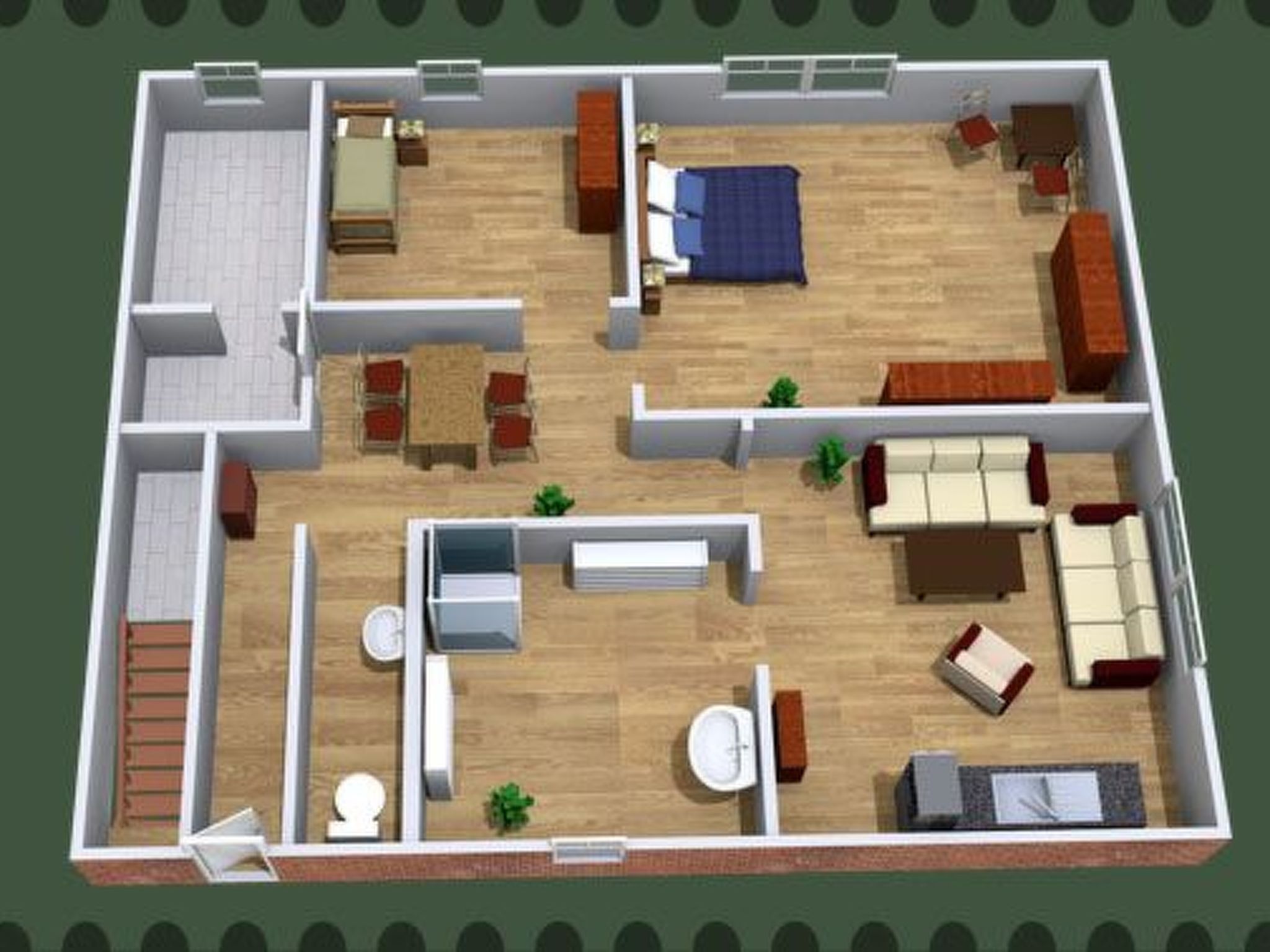 Große Wohnung in Nesse mit Garten und Terrasse-Image-tags.info