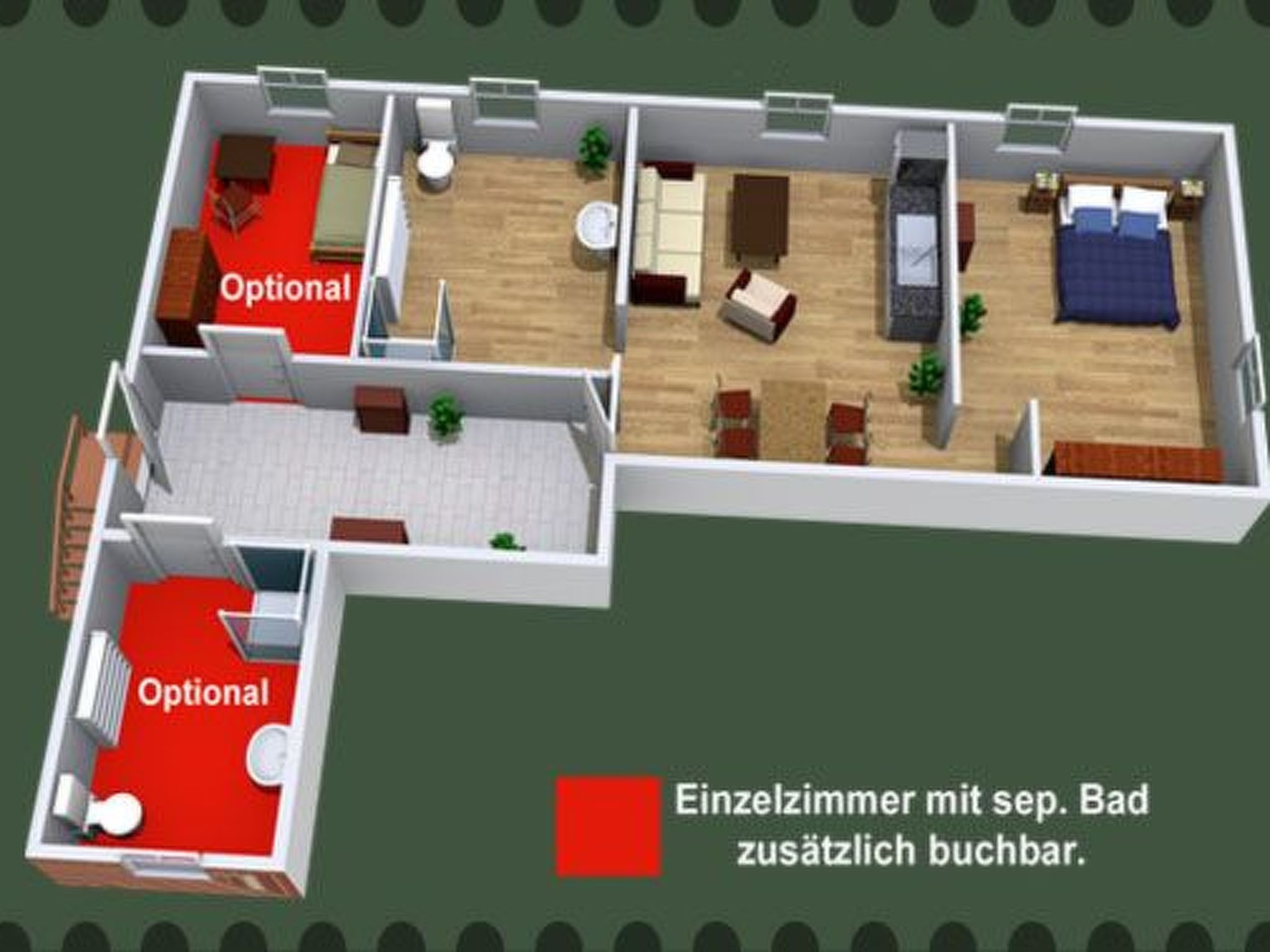 Große Wohnung in Nesse mit Terrasse und Garten-Image-tags.info