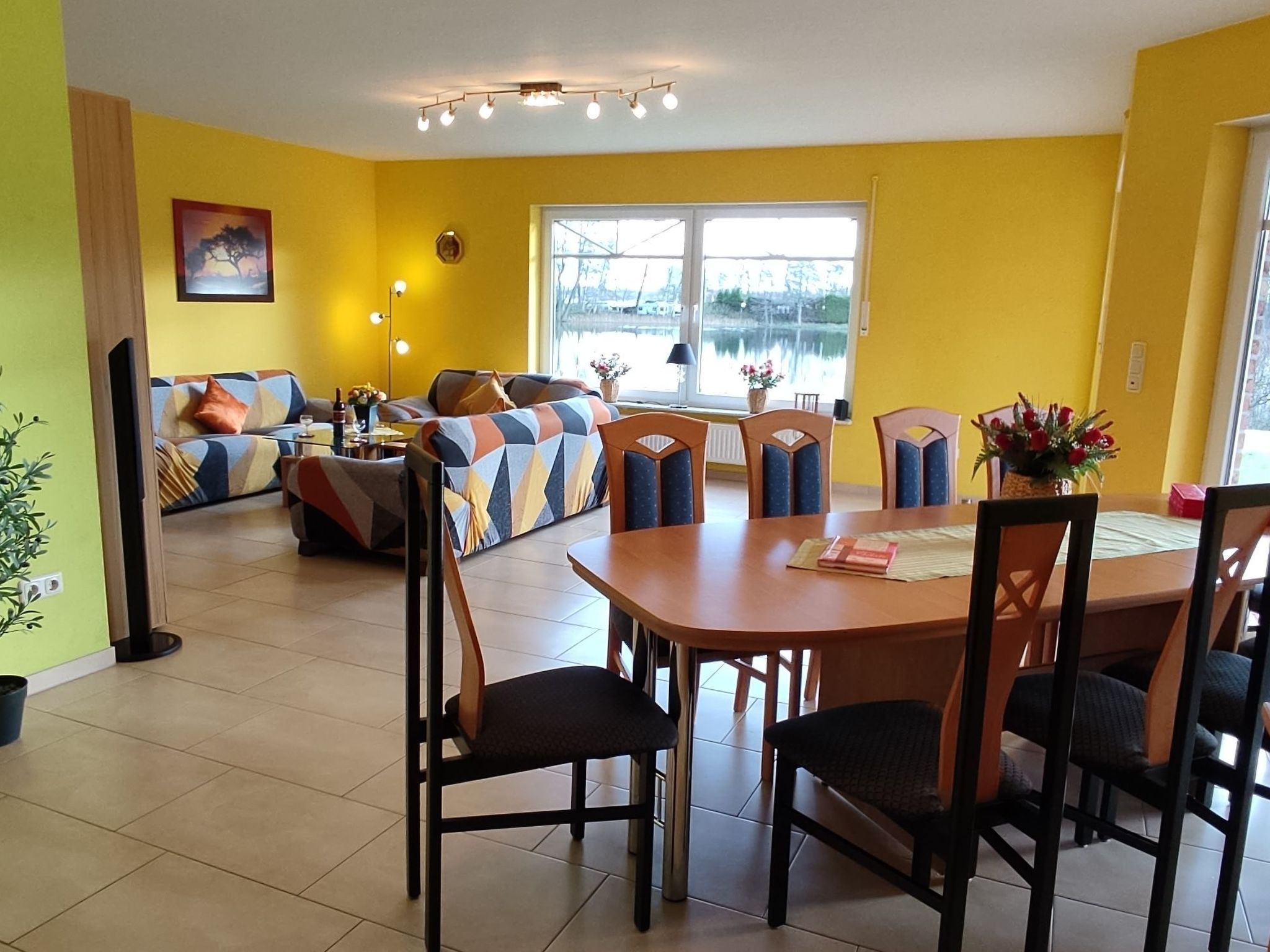 Haus am Kiessee - Mediterranes Flair mit Seeblick-Inside