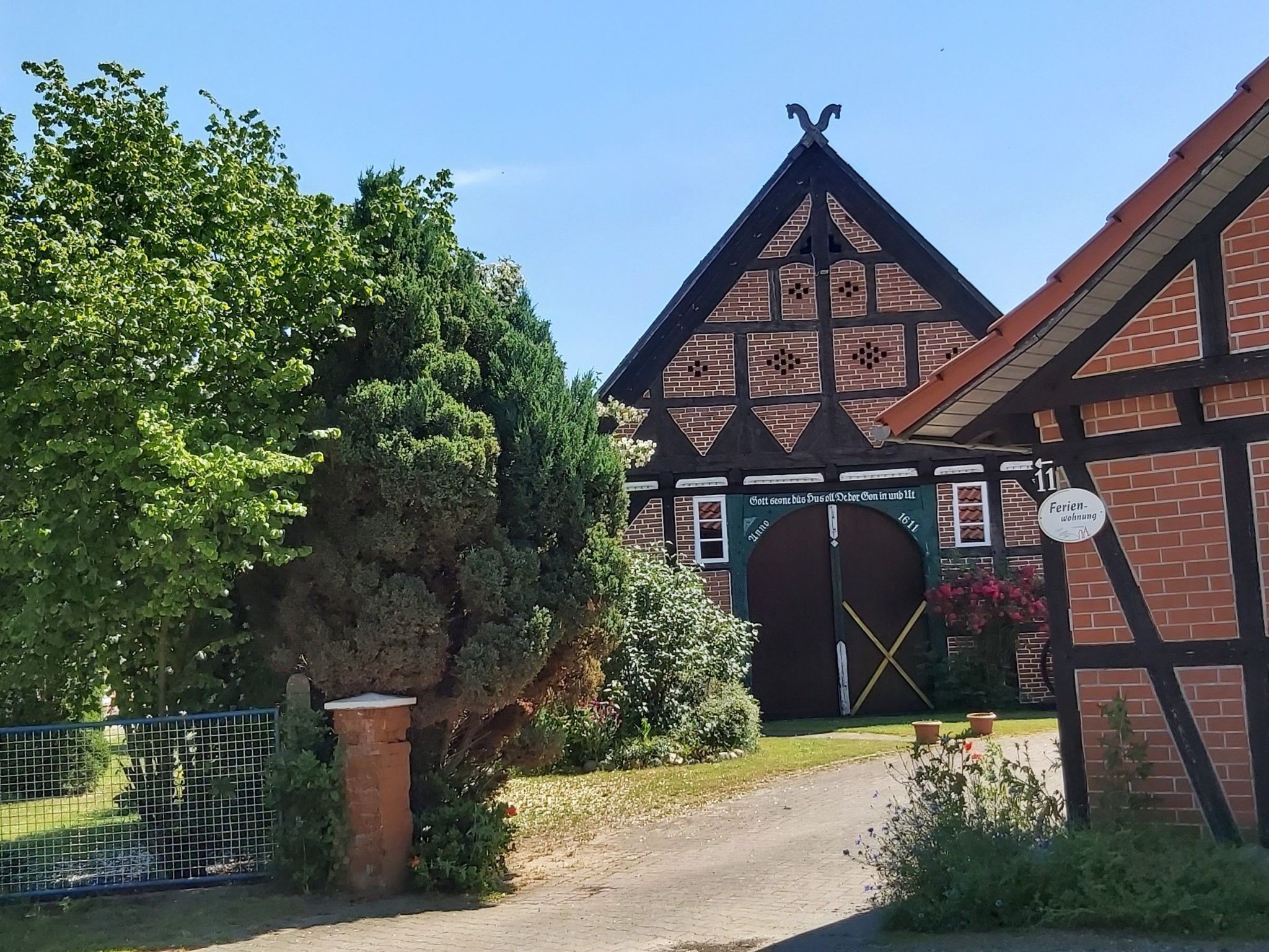 Wohnung in Jameln mit Garten, Grill und Terrasse-Binnen