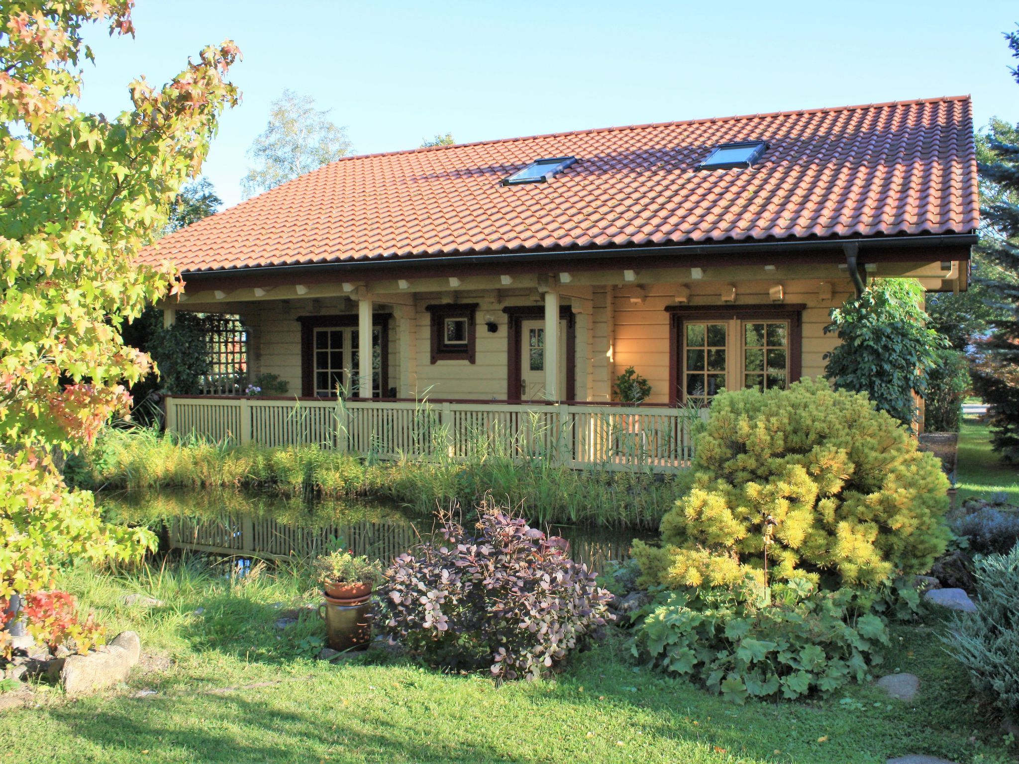 Gemütliches Blockhaus in Waldrandlage mit Sauna-Drinnen