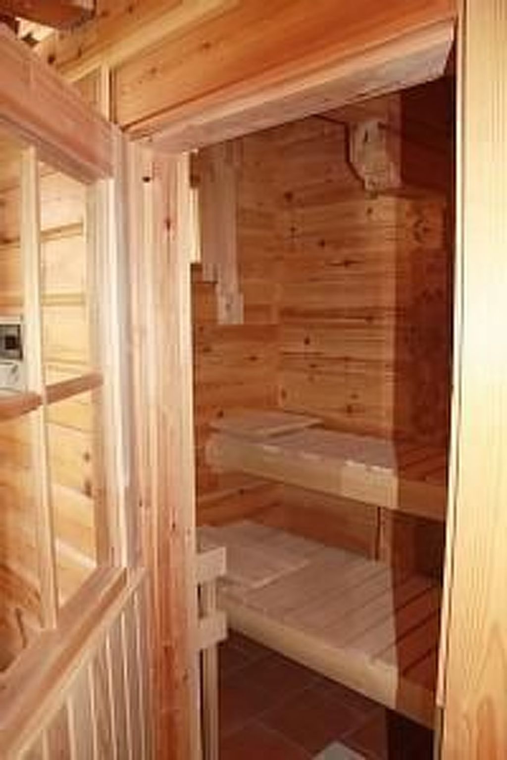 Gemütliches Blockhaus in Waldrandlage mit Sauna-Drinnen