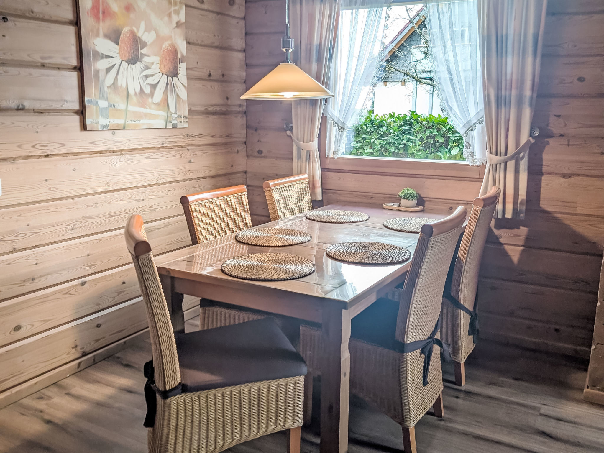 Gemütliches Blockhaus in Waldrandlage mit Sauna