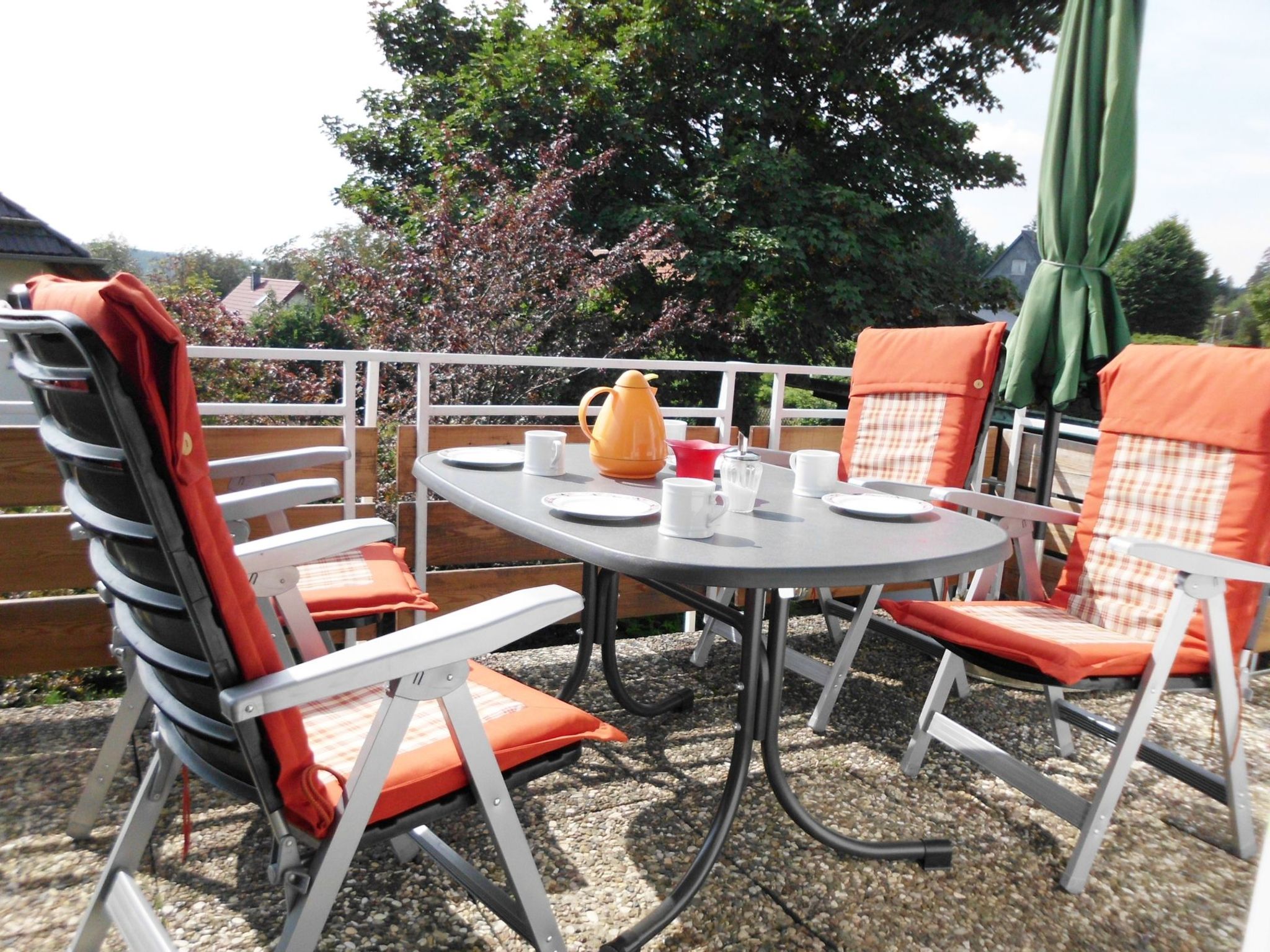 Premium-Ferienwohnung mit Bergblick im Haus Hopfe-Drinnen