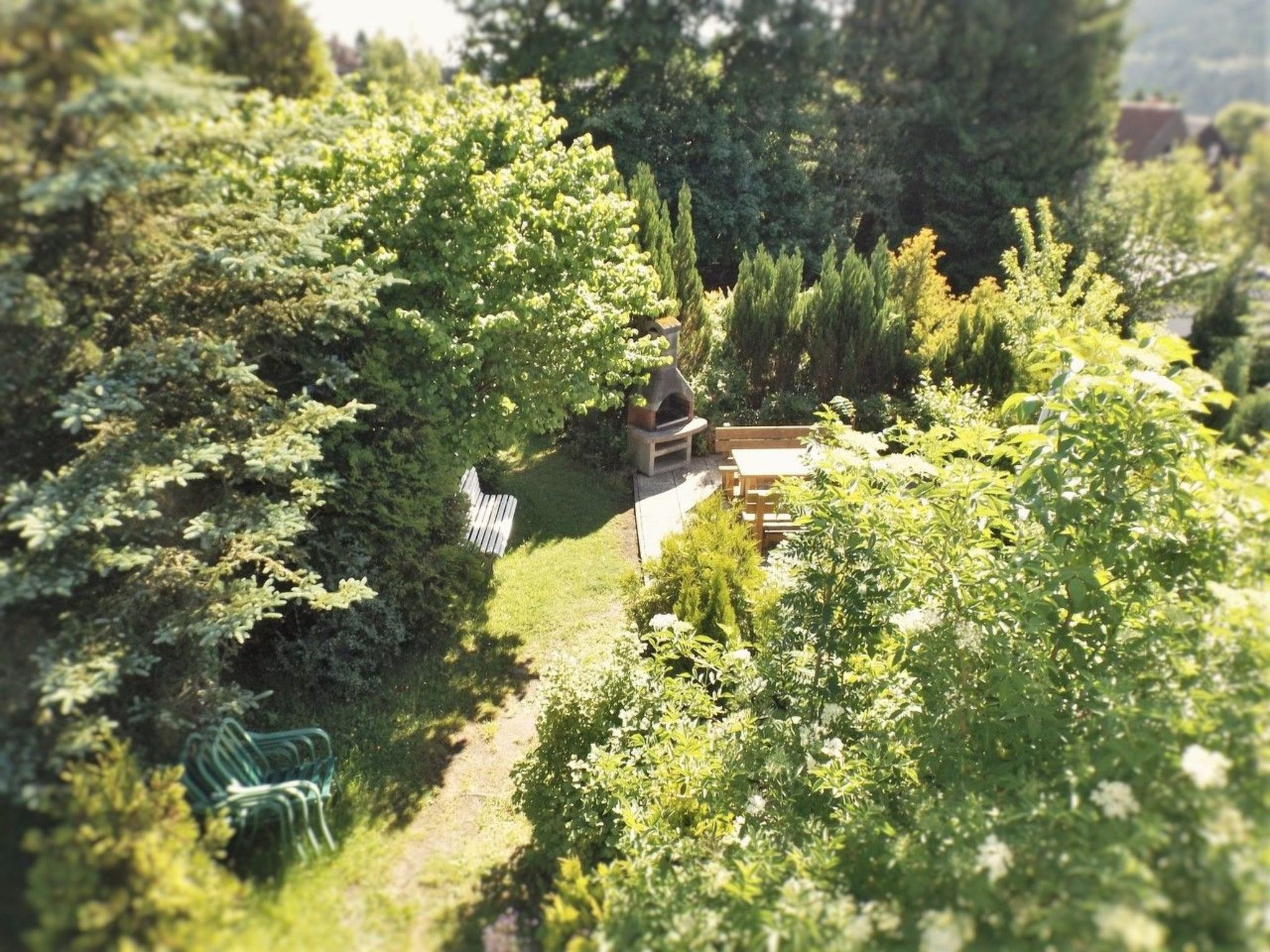 Premium-Ferienwohnung mit Bergblick im Haus Hopfe-Drinnen