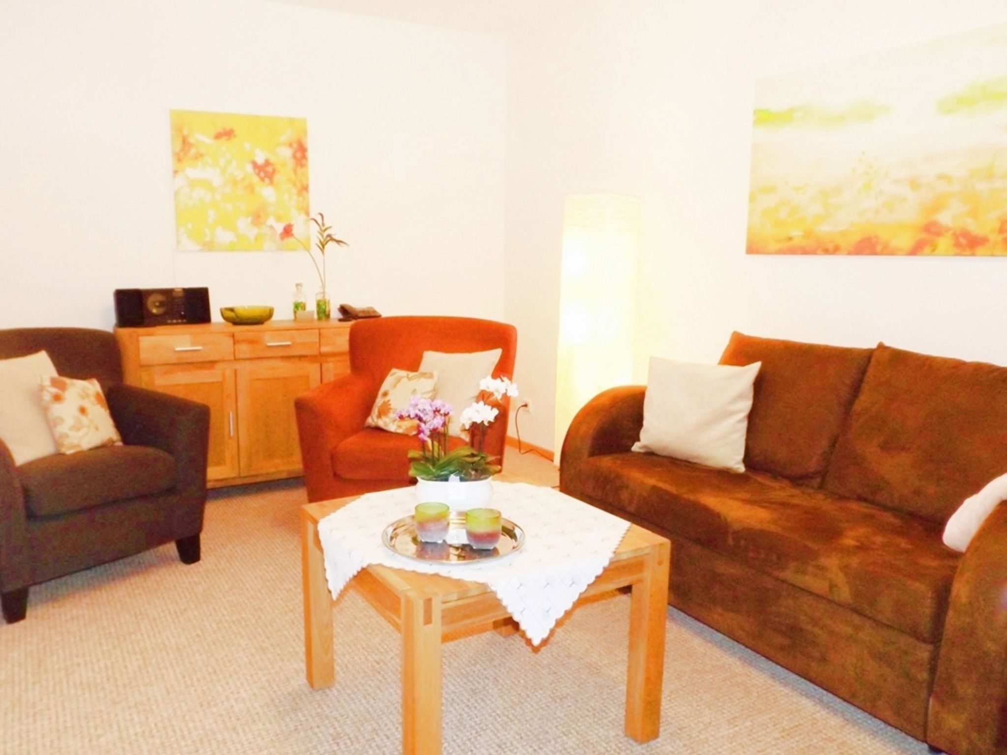 Premium-Ferienwohnung mit Bergblick im Haus Hopfe-Drinnen