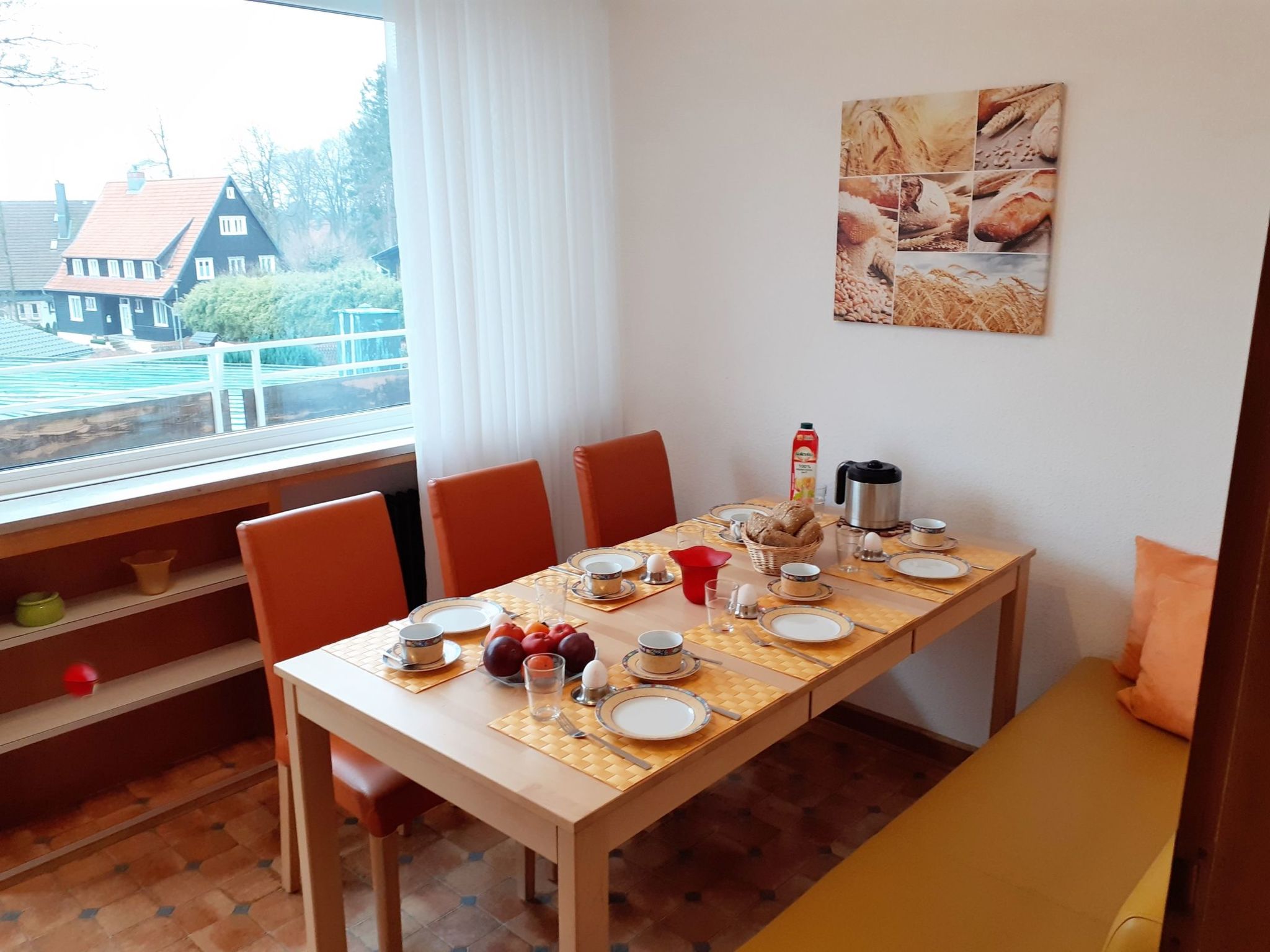 Premium-Ferienwohnung mit Balkon und Bergblick-Drinnen