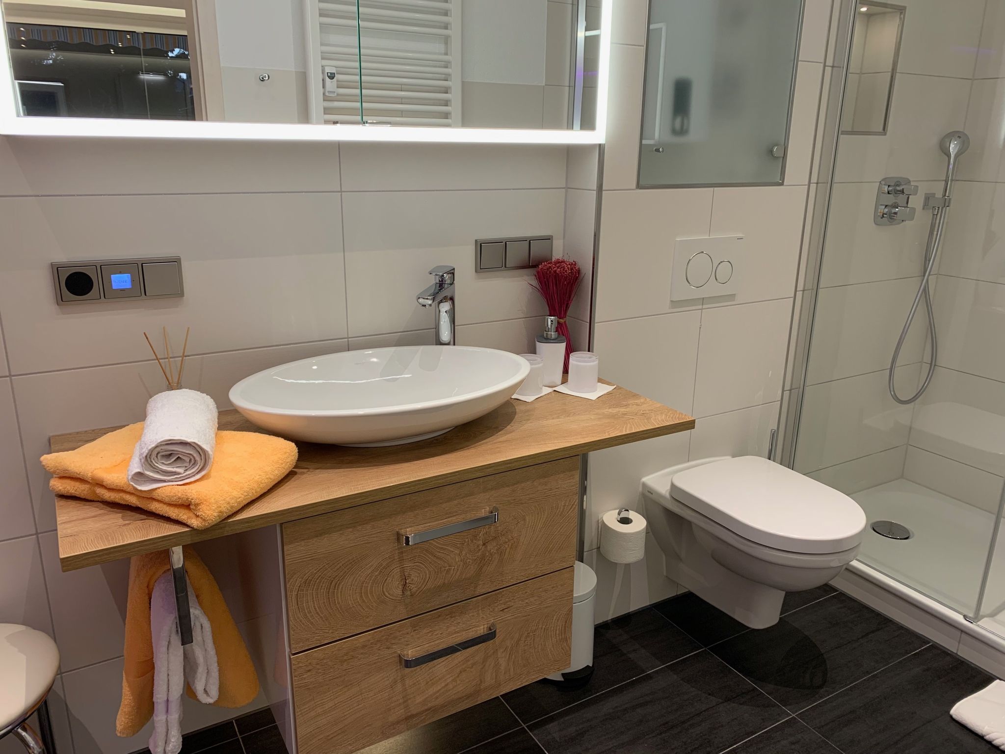 Luxusferienwohnung mit Infrarotwärmekabine-Drinnen