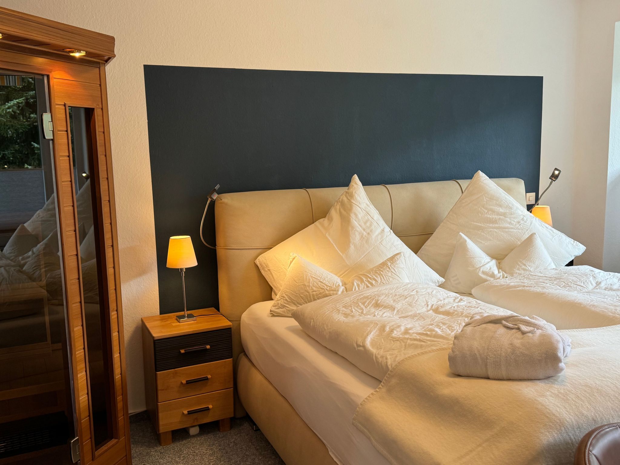 Luxusferienwohnung mit Infrarotwärmekabine-Drinnen