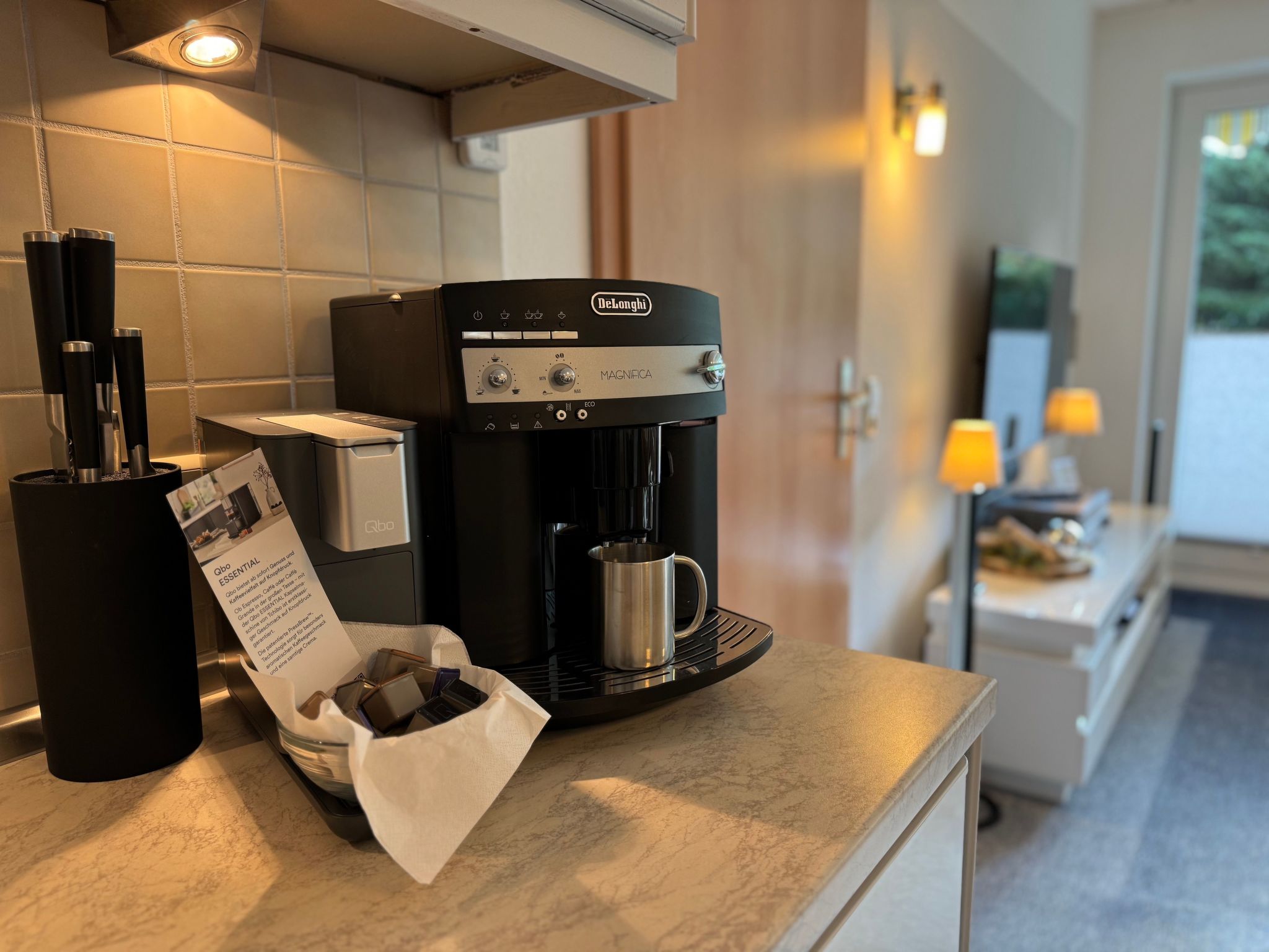 Luxusferienwohnung mit Infrarotwärmekabine-Drinnen