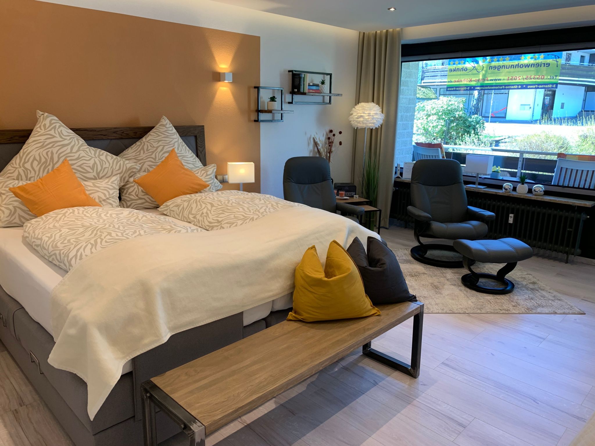 Premiumferienwohnung mit Boxspringbett-Drinnen