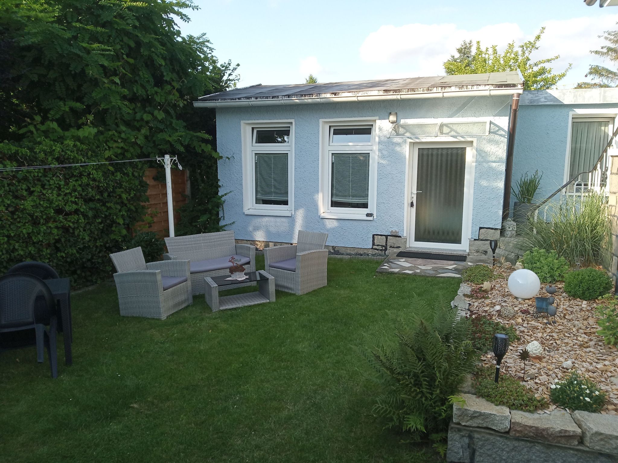 Appartement mit Garten, Grill und Terrasse